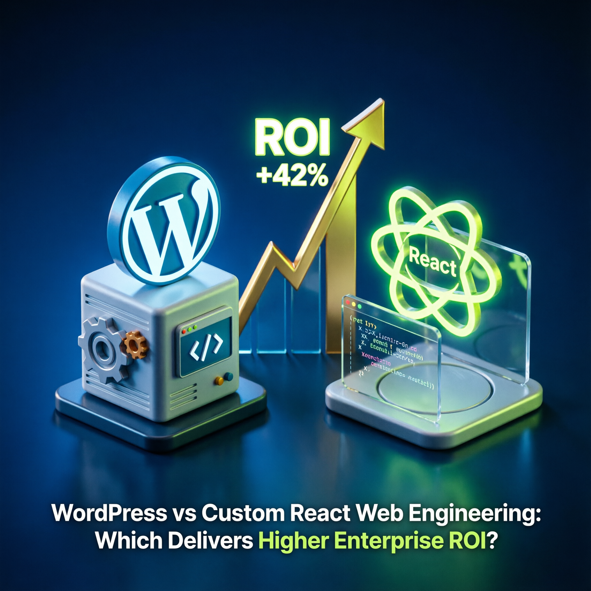 WordPress vs Custom React Web Engineering: Which Delivers Higher Enterprise ROI?